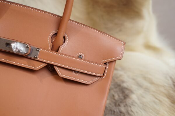 DDMode Wechat Hermes Birkin 30CM CK37 Gold Jonathan Leather Silver Hardware