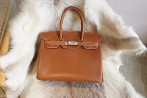 DDMode Factory Hermes 34 Fauve Barenia Leather Birkin 30CM Silver Hardware