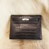 Hermes CK89 Nior Matte Crocodile Kelly Danse 22CM Silver Hardware