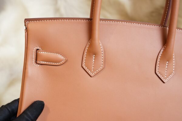 DDMode Wechat Hermes Birkin 30CM CK37 Gold Jonathan Leather Silver Hardware