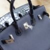 DDMode Wechat Hermes Togo / Shiny Crocodile Touch Birkin 25CM 2Z Blue Nuit