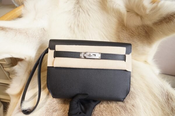 DDMode Hermes Kelly Depeches 25CM CK89 Nior Epsom Silver Hardware