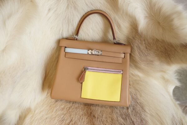 DDMode Whatsapp Hermes 0M Chai Swift Kelly Colormatic 25CM Silver Hardware