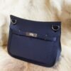 DDMode Hermes CK73 Blue Saphir Jypsiere 29CM Clemence Leather Silver Hardware