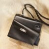 DDMode Hermes CK89 Nior Box Leather Kelly Desordre 20 Silver Hardware