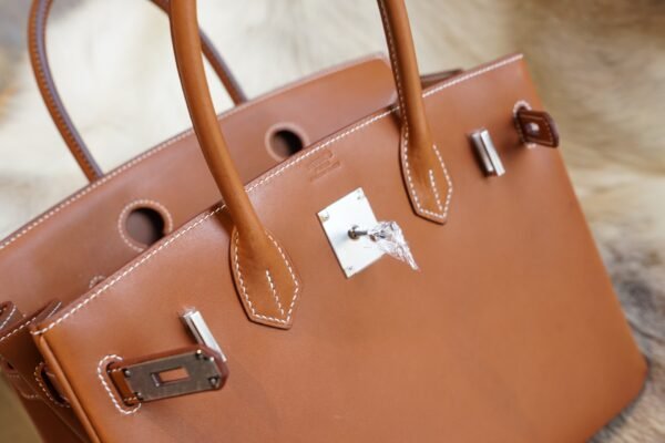 DDMode Factory Hermes 34 Fauve Barenia Leather Birkin 30CM Silver Hardware