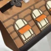 DDMode Factory Birkin Faubourg Epsom & Alligator Brown & Black & White & Orange 20cm Full Handmade