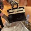 DDMode Factory Birkin shiny porosus crocodile Black Gold Hardware 30cm Full Handmade