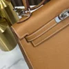 DDMode Factory Kelly Epsom Golden Brown Silver Hardware 25cm Full Handmade