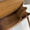 DDMode Factory Kelly Epsom Golden Brown Silver Hardware 25cm Full Handmade