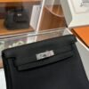 DDMode Factory Kelly Ado Togo Black Silver Hardware 21cm Full Handmade