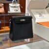 DDMode Factory Kelly Ado Togo Black Silver Hardware 21cm Full Handmade