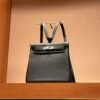 DDMode Factory Kelly Ado Togo Black Silver Hardware 21cm Full Handmade