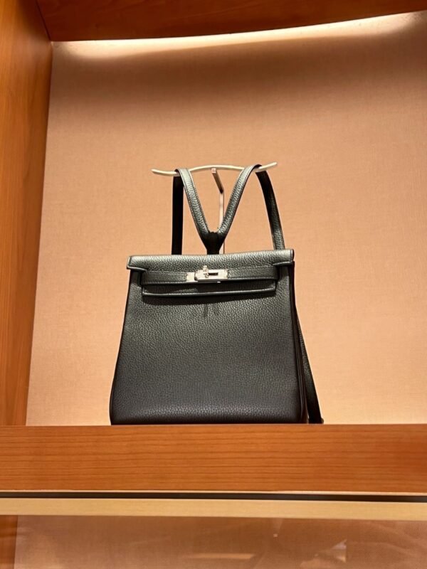 DDMode Factory Kelly Ado Togo Black Silver Hardware 21cm Full Handmade