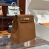 DDMode Factory Kelly Ado Togo Golden Brown Gold Hardware 21cm Full Handmade