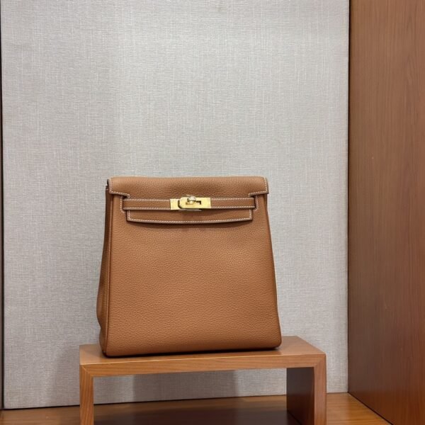 DDMode Factory Kelly Ado Togo Golden Brown Gold Hardware 21cm Full Handmade