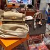 1713519713022 DDMode Factory Kelly Ado Togo Tinware grey Gold Hardware 21cm Full Handmade
