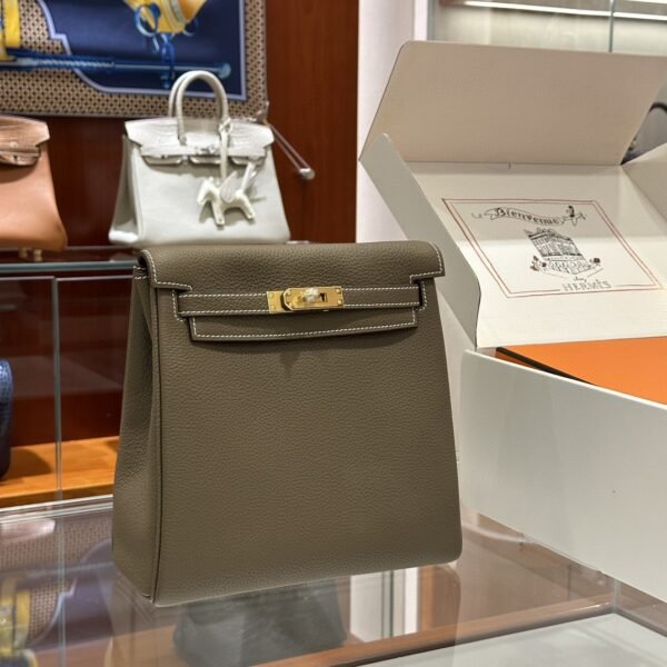 1713519716828 DDMode Factory Kelly Ado Togo Tinware grey Gold Hardware 21cm Full Handmade