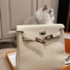 DDMode Factory Kelly Ado Togo Creamy White Silver Hardware 21cm Full Handmade