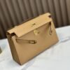 DDMode Factory Mini Kelly Pochette Swift Tea Khaki Gold Hardware 22cm Full Handmade