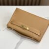 DDMode Factory Mini Kelly Pochette Swift Tea Khaki Gold Hardware 22cm Full Handmade