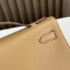 DDMode Factory Mini Kelly Pochette Swift Tea Khaki Gold Hardware 22cm Full Handmade