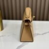 DDMode Factory Mini Kelly Pochette Swift Tea Khaki Gold Hardware 22cm Full Handmade