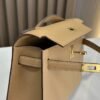 DDMode Factory Mini Kelly Pochette Swift Tea Khaki Gold Hardware 22cm Full Handmade