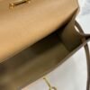 DDMode Factory Mini Kelly Pochette Swift Tea Khaki Gold Hardware 22cm Full Handmade