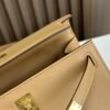 DDMode Factory Mini Kelly Pochette Swift Tea Khaki Gold Hardware 22cm Full Handmade