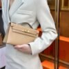 DDMode Factory Mini Kelly Pochette Swift Tea Khaki Gold Hardware 22cm Full Handmade