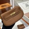 DDMode Factory kelly Moove Swift Golden Brown Gold Hardware 17cm Full Handmade