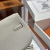 DDMode Factory kelly Moove Swift Creamy White Silver Hardware 17cm Full Handmade