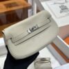 DDMode Factory kelly Moove Swift Creamy White Silver Hardware 17cm Full Handmade