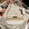 DDMode Factory kelly Moove Swift Creamy White Silver Hardware 17cm Full Handmade