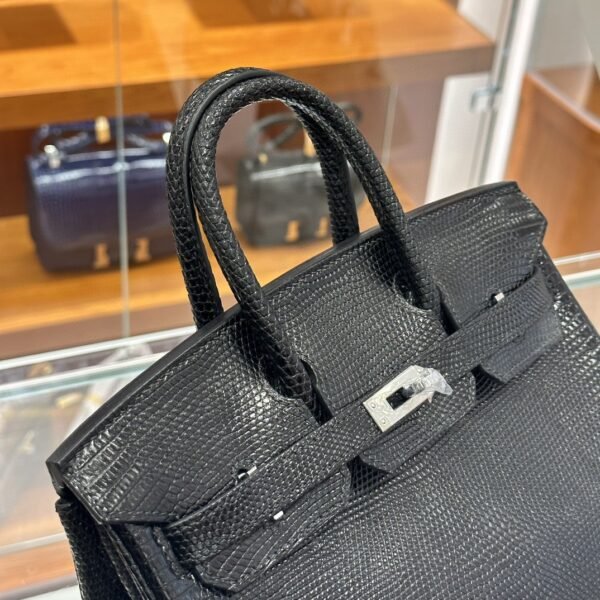 DDMode Factory Brikin Lizard Black Silver Hardware 25cm Full Handmade