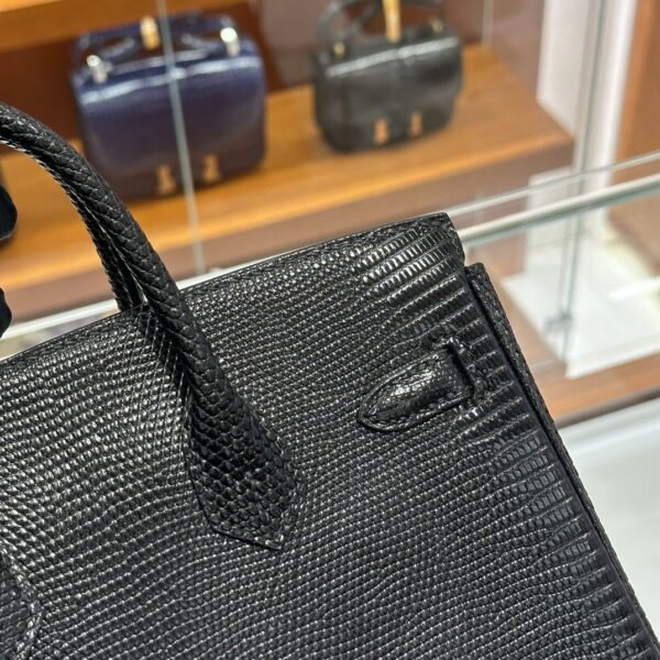 DDMode Factory Brikin Lizard Black Silver Hardware 25cm Full Handmade