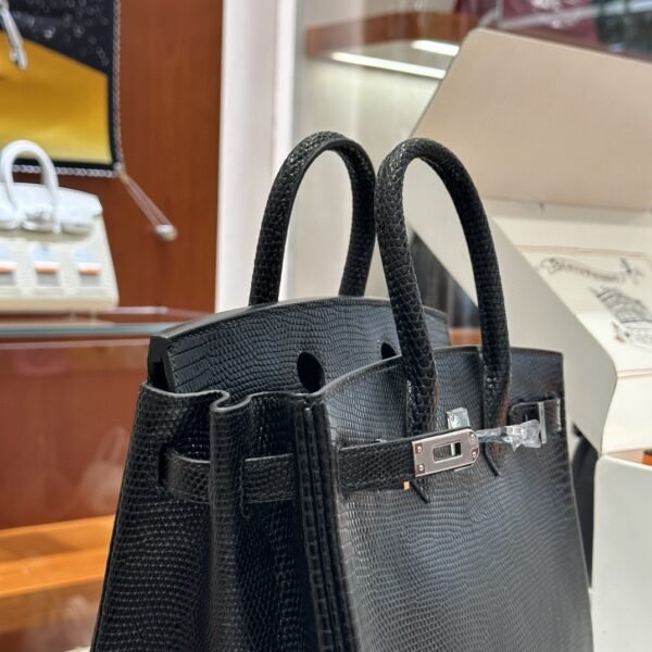 DDMode Factory Brikin Lizard Black Silver Hardware 25cm Full Handmade