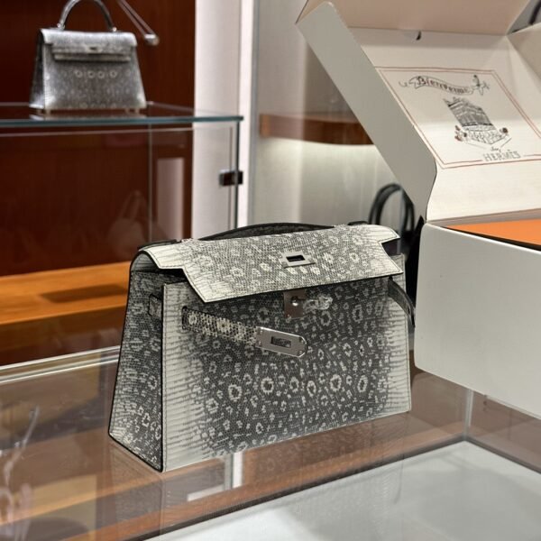 DDMode Factory Kelly pochette Lizard Original color Silver Hardware 22cm Full Handmade