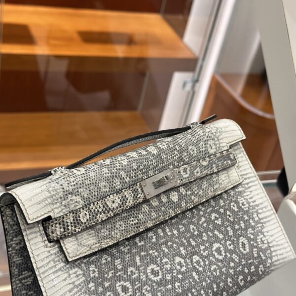 DDMode Factory Kelly pochette Lizard Original color Silver Hardware 22cm Full Handmade