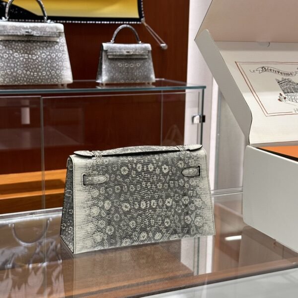 DDMode Factory Kelly pochette Lizard Original color Silver Hardware 22cm Full Handmade