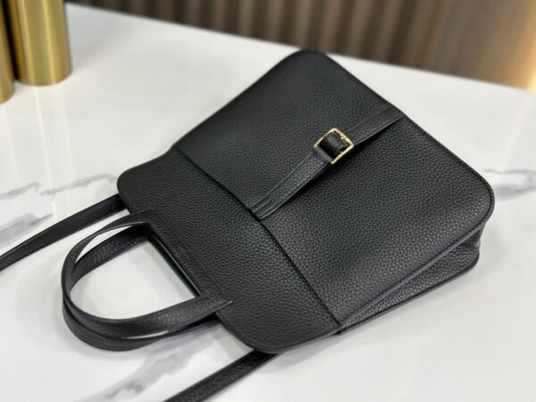 HalzanDDMode Factory Halzan Togo Black Gold Hardware 25cm Full Handmade