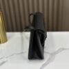 HalzanDDMode Factory Halzan Togo Black Gold Hardware 25cm Full Handmade