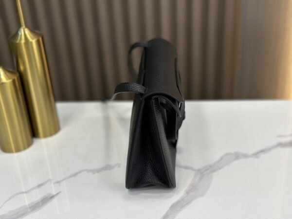 HalzanDDMode Factory Halzan Togo Black Gold Hardware 25cm Full Handmade