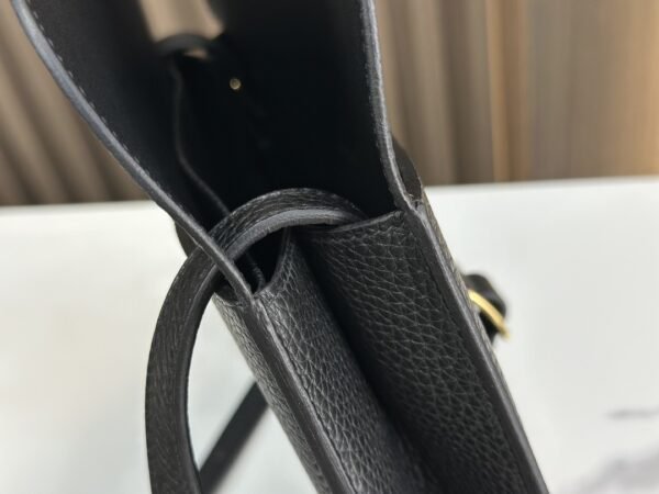 HalzanDDMode Factory Halzan Togo Black Gold Hardware 25cm Full Handmade