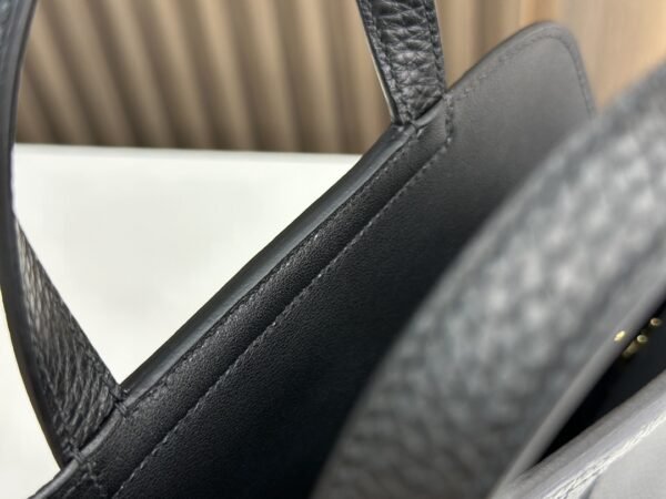 HalzanDDMode Factory Halzan Togo Black Gold Hardware 25cm Full Handmade