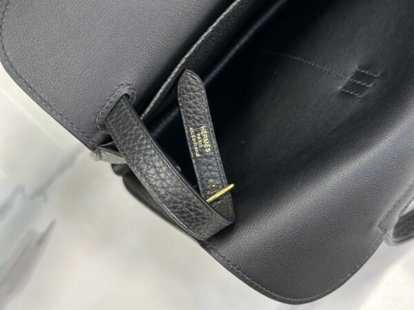 HalzanDDMode Factory Halzan Togo Black Gold Hardware 25cm Full Handmade