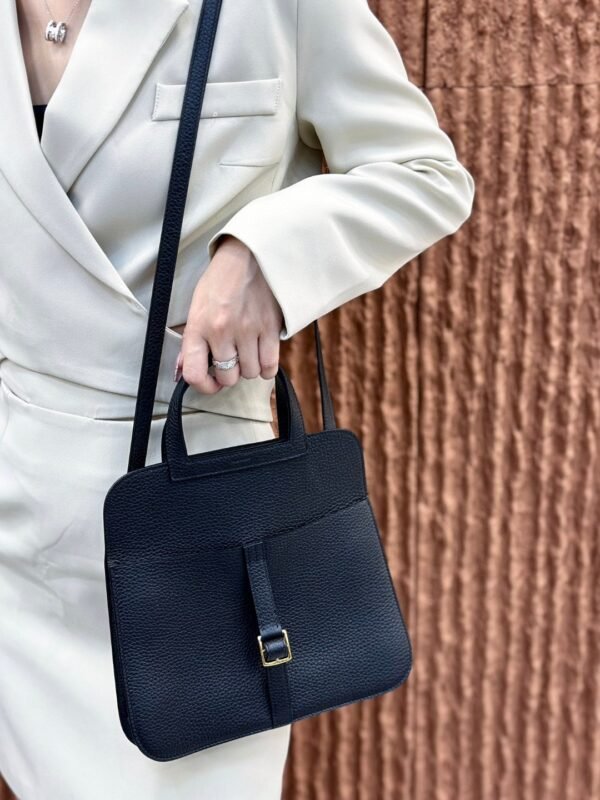 HalzanDDMode Factory Halzan Togo Black Gold Hardware 25cm Full Handmade