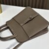 DDMode Factory Halzan Togo Etoupe Grey Silver Hardware 25cm Full Handmade