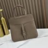 DDMode Factory Halzan Togo Etoupe Grey Silver Hardware 25cm Full Handmade